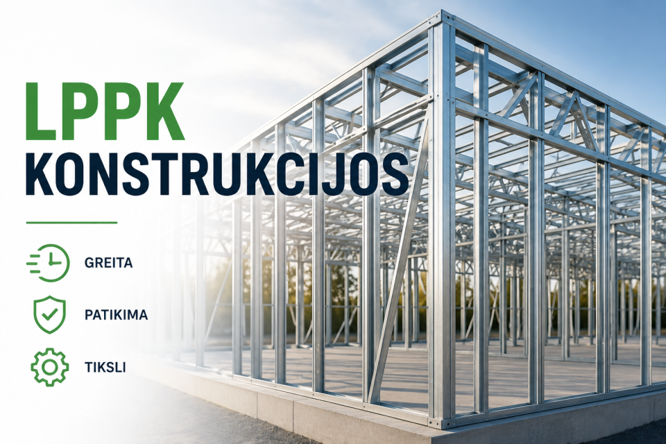 LPPK konstrukcijos verslui: sprendimas statybų įmonėms ir rangovams